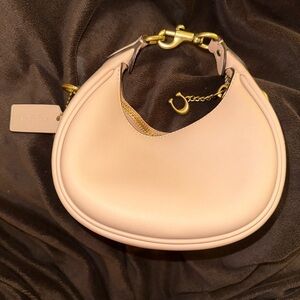 Coach Joni Mini Bag in blush. Worn once basically brand new!!